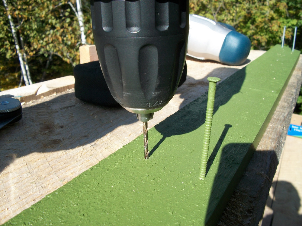 Nothing less than 100% compliance! Besides, I'm a 'has-been' cabinetmaker not a carpenter and we drill before we nail or screw.